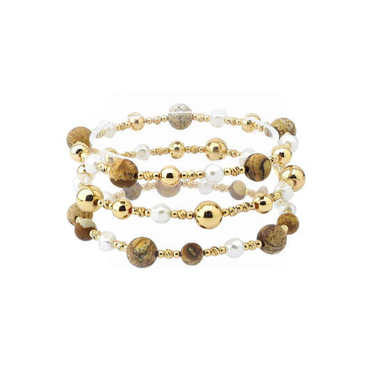 Meghan Browne Bracelet: GRETA Jasper