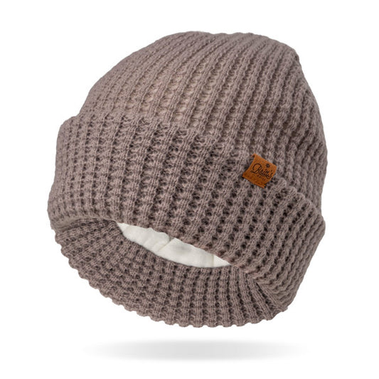 Britt's Knits Juneau Waffle knit Beanie Grey