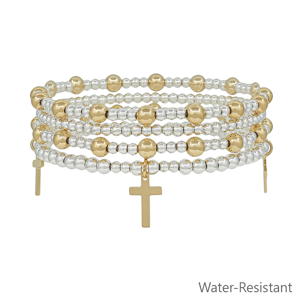 Meghan Browne Bracelet: HALI Silver Gold