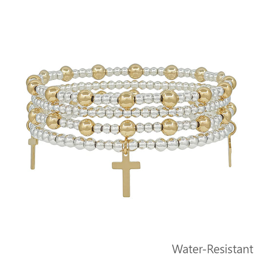 Meghan Browne Bracelet: HALI Silver Gold