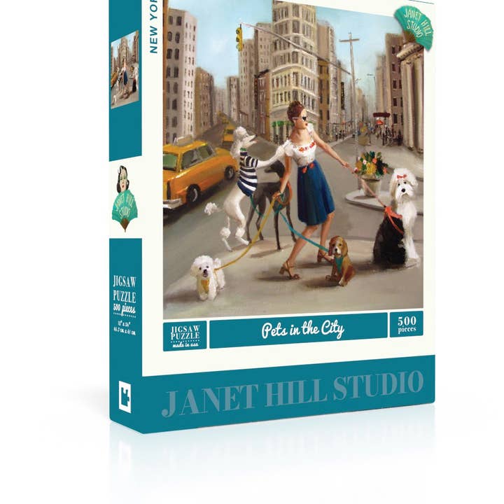 Pets in the City - 500 Piece Jigsaw Puzzle