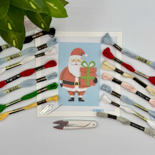 Christmas Santa Needlepoint Kit