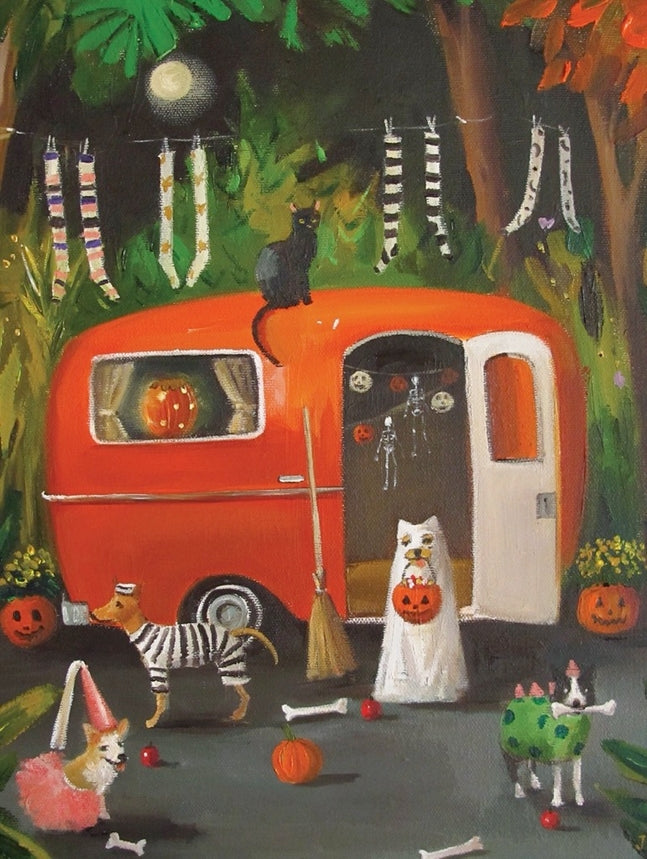 The Dogs of Halloween  - 500 Piece Jigsaw Puzzle