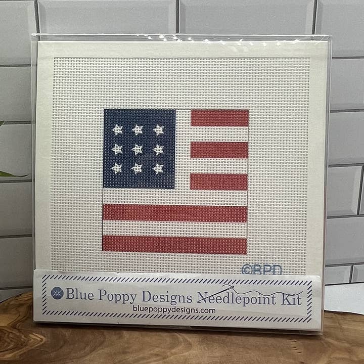 USA Flag Needlepoint Kit