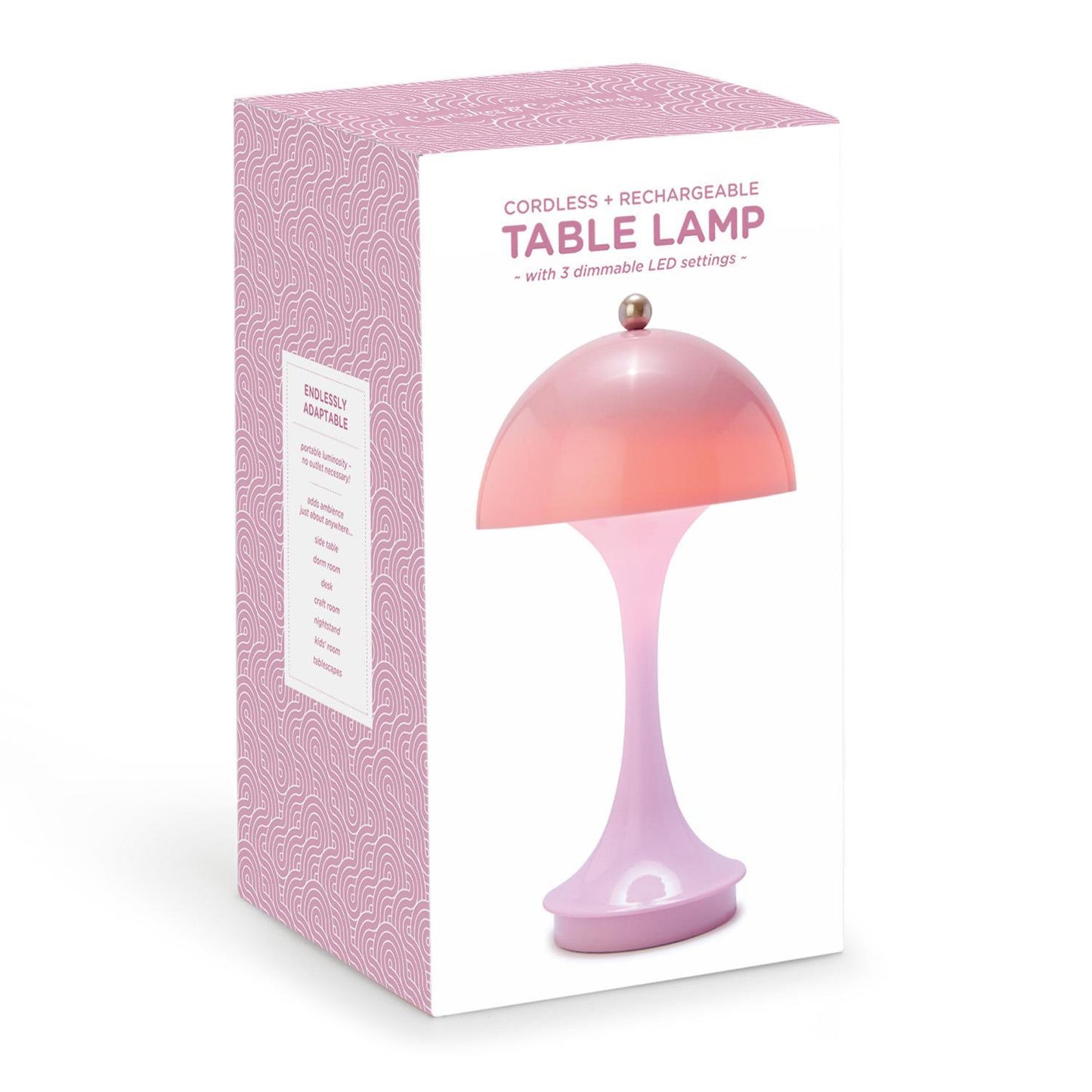 LED Portable Pink Mushroom Lamp