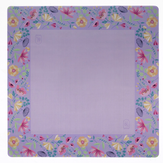 Hutch and Nook Mahjong Mat - Lavender Floral