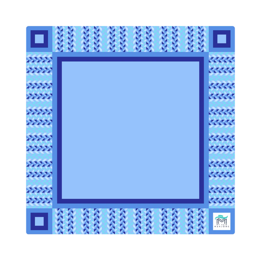 Mahjong Prism Mat Blue
