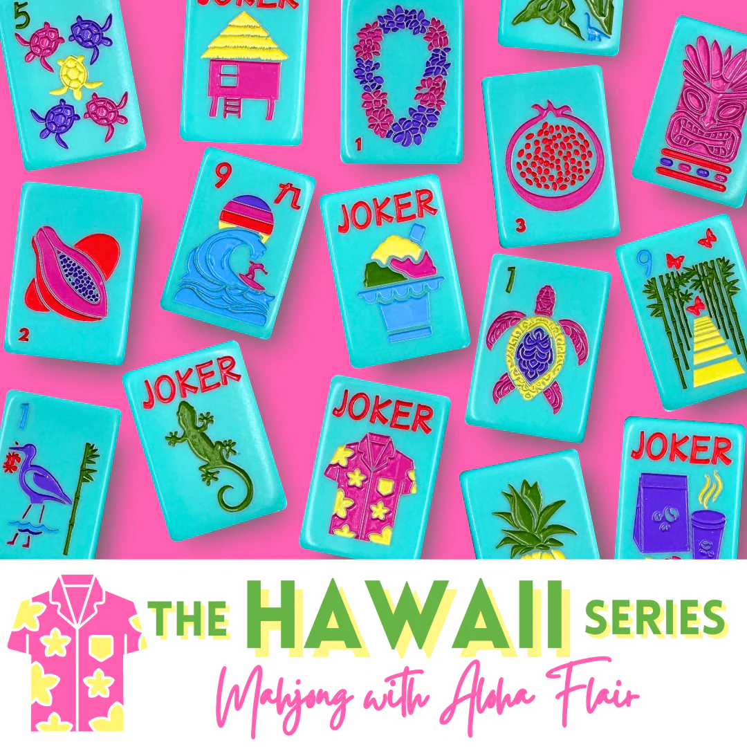 Mahjong Tile Set The Hawaii Series
