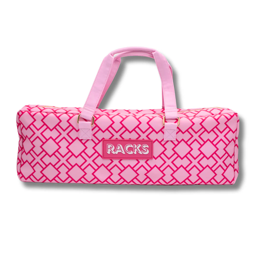 Mahjong Rack Bag- Geometric - Pink