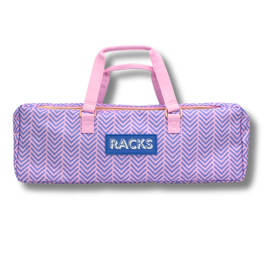 Mahjong Rack Bag- Arrows- Purple