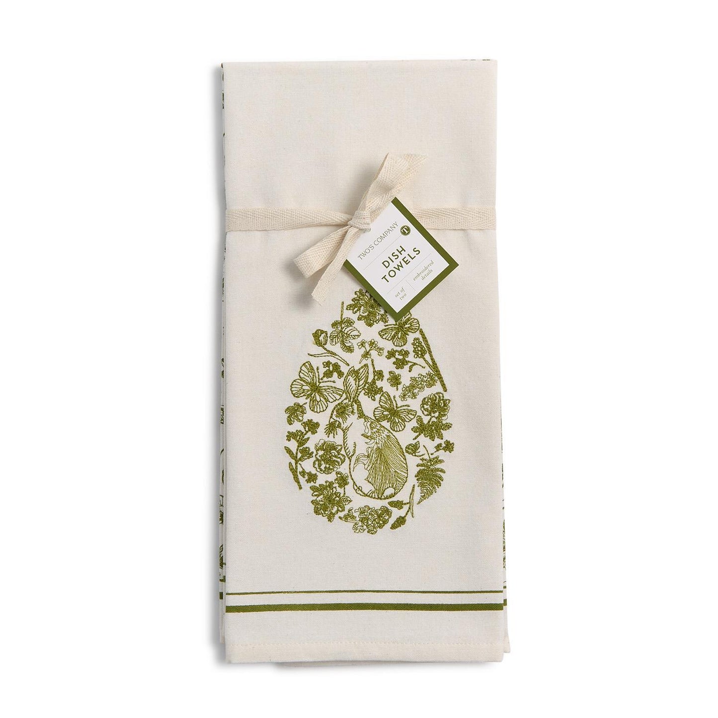 French Country set of 2 dish towels
