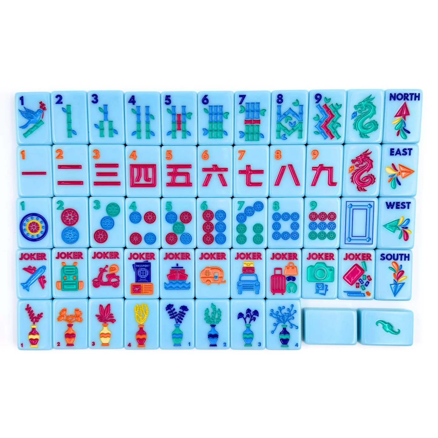 Mahjong Tile Set The Anywhere Series