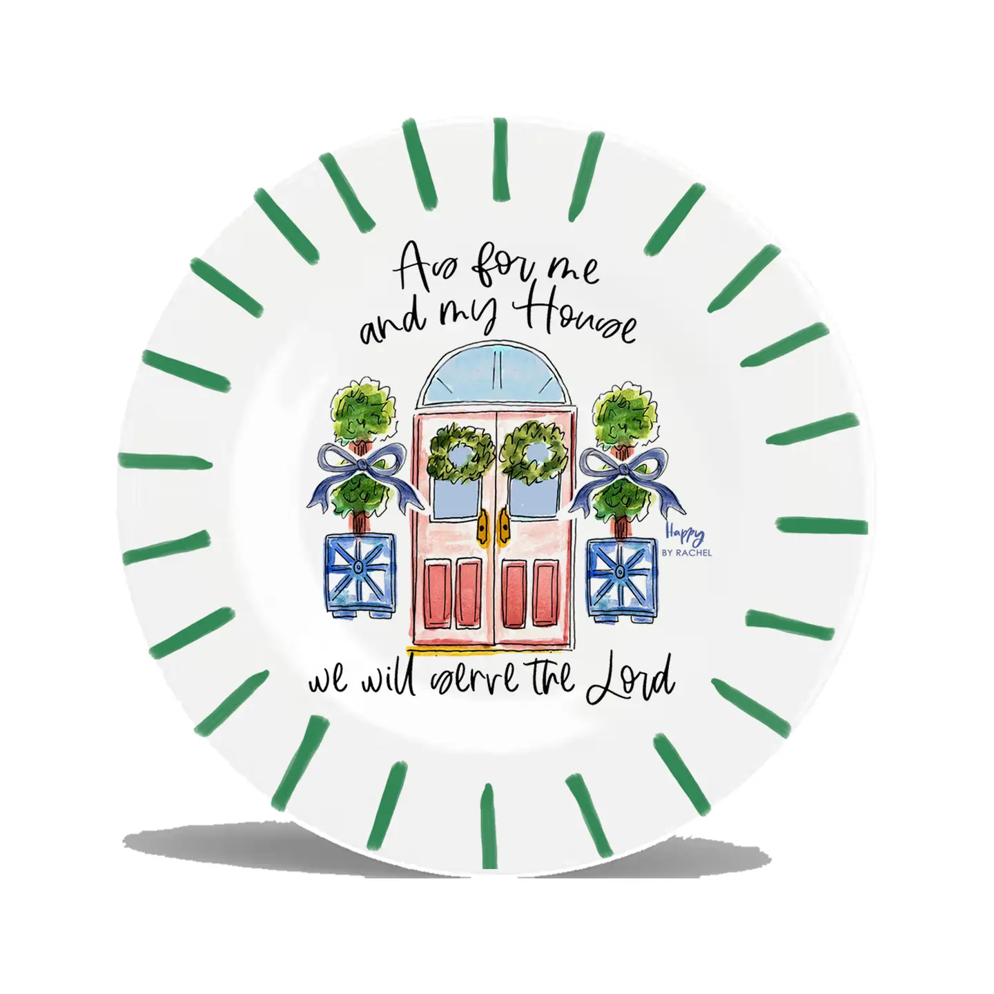Melamine Plate - As for me and my House