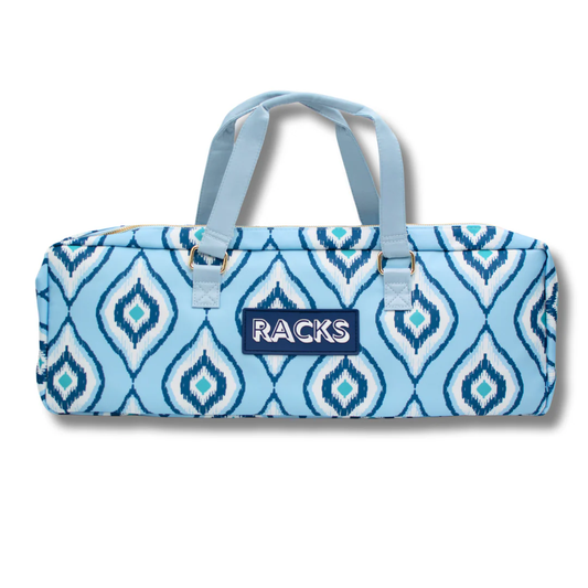 Mahjong Rack Bag- Ikat - Blue