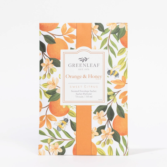 Scented Sachet Envelope - Orange & Honey