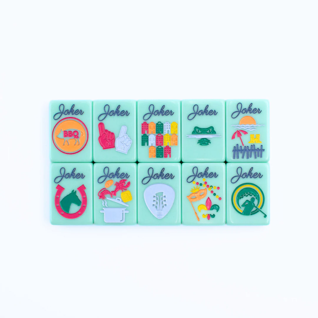 Mahjong Tile Set The Southeast Series
