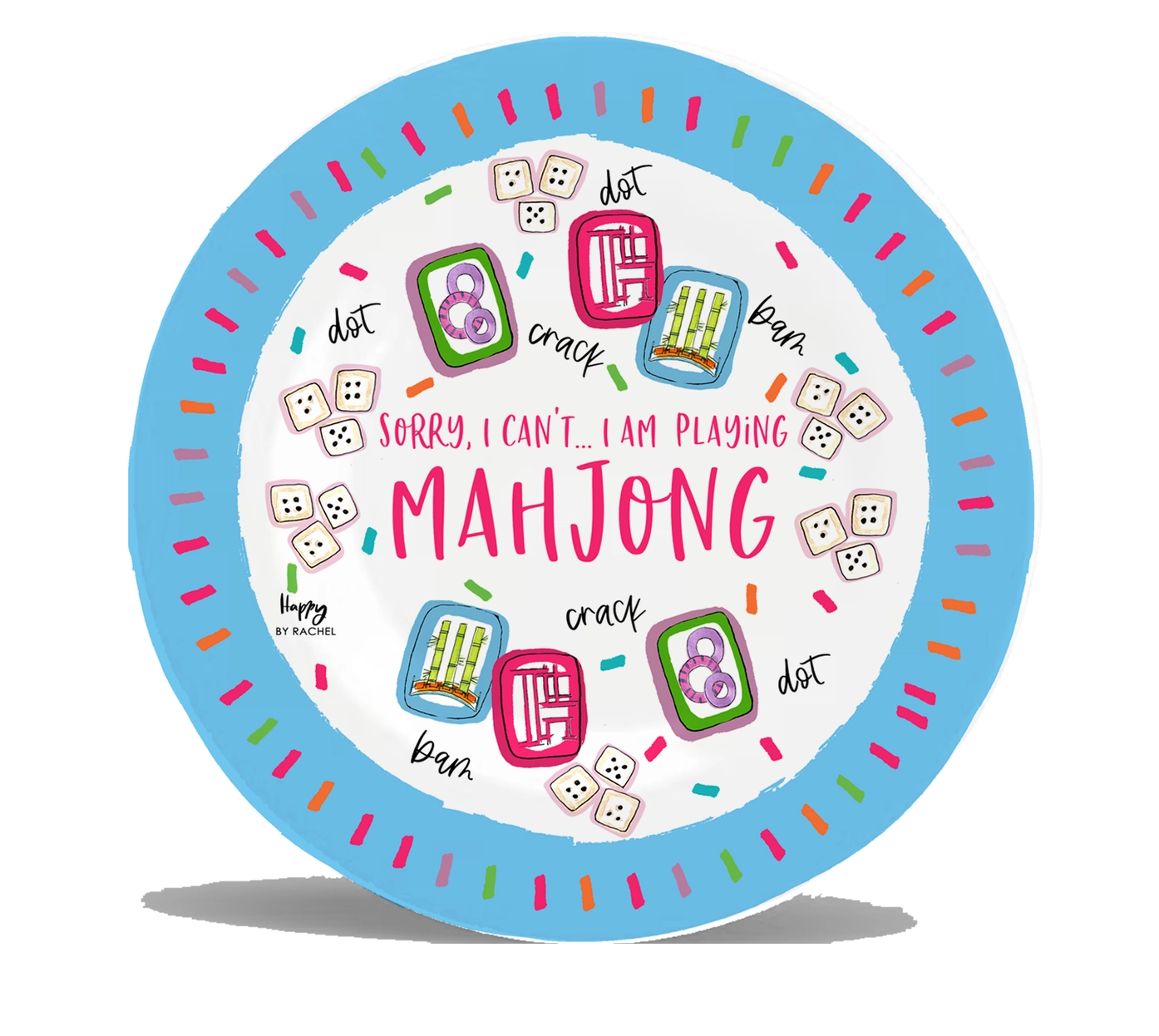 Melamine Plate - Mahjong