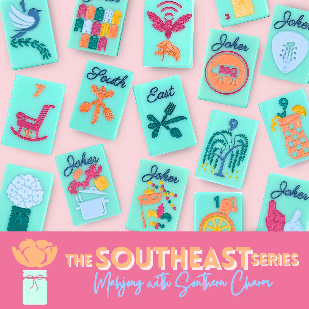 Mahjong Tile Set The Southeast Series