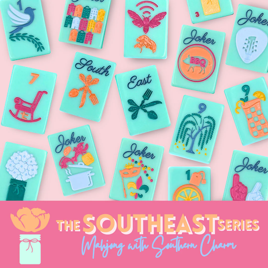 Mahjong Tile Set The Southeast Series