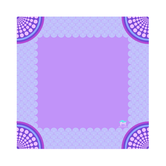 Mahjong Confetti Mat Purple