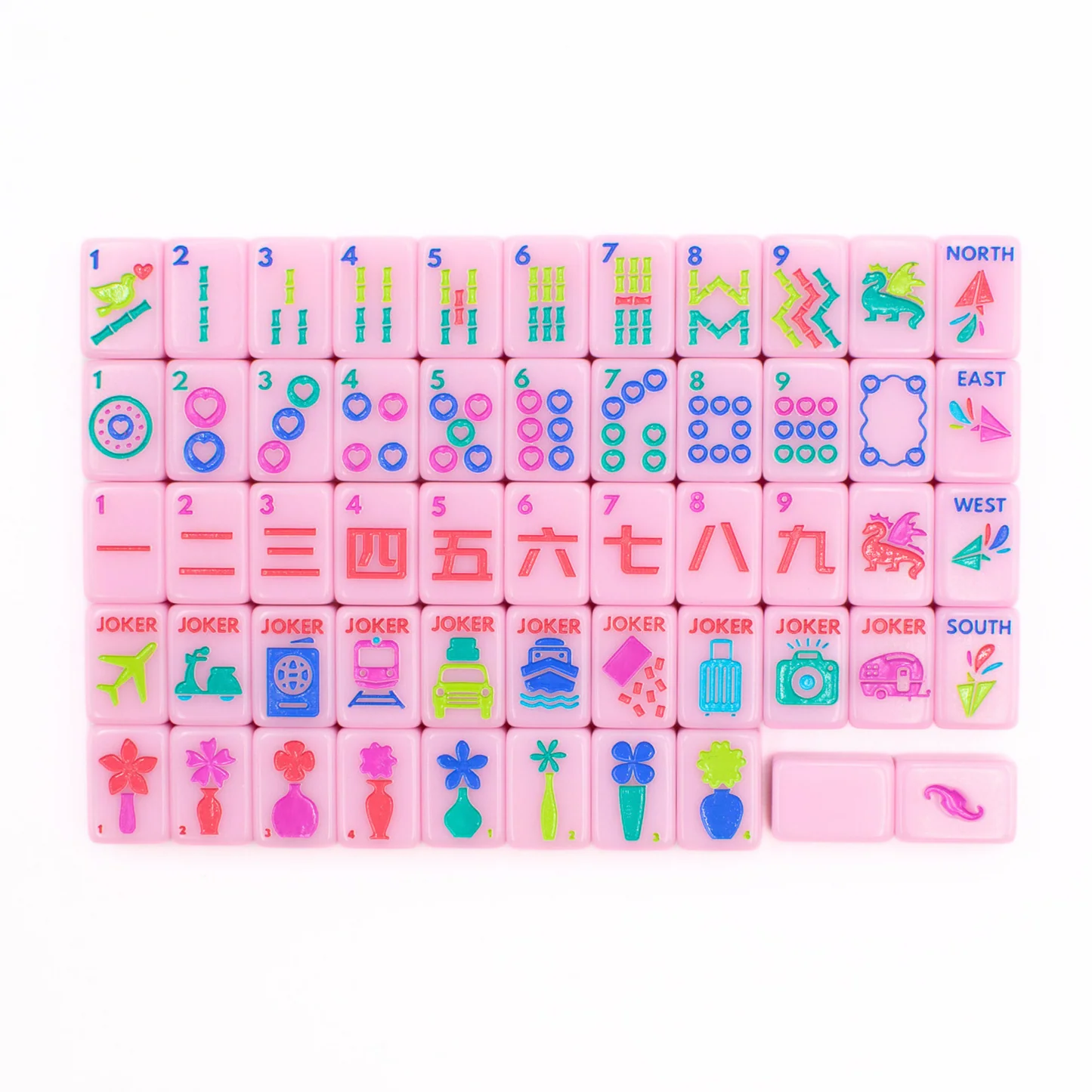 Travel Mini Mahjong - Mini Anywhere Series- PINK