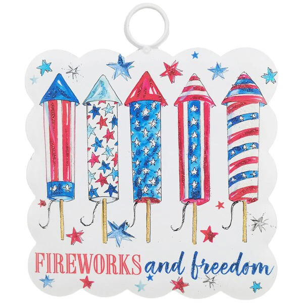 Mini Becks Scalloped Fireworks & Freedom