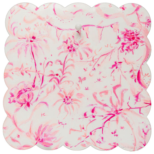 Gallery Scallop Pink Chinoiserie Display Board