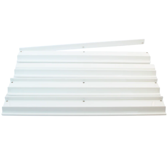 Premium Acrylic Mahjong Rack, Solid White