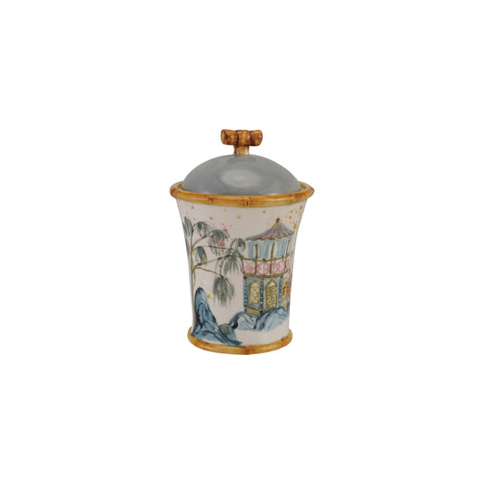 Canister w/Bamboo Edge