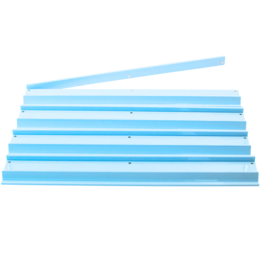 Premium Acrylic Mahjong Rack, Solid Blue