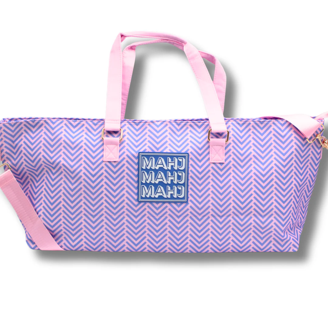 Mahjong Tote Bag - Arrow - Purple