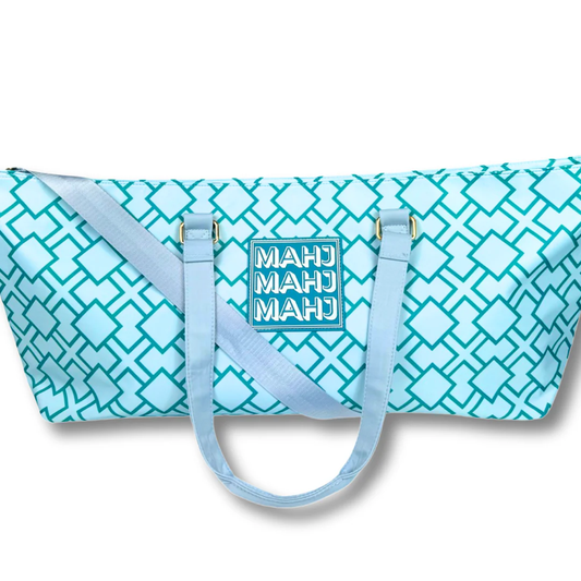 Mahjong Tote Bag - Geometric - Green