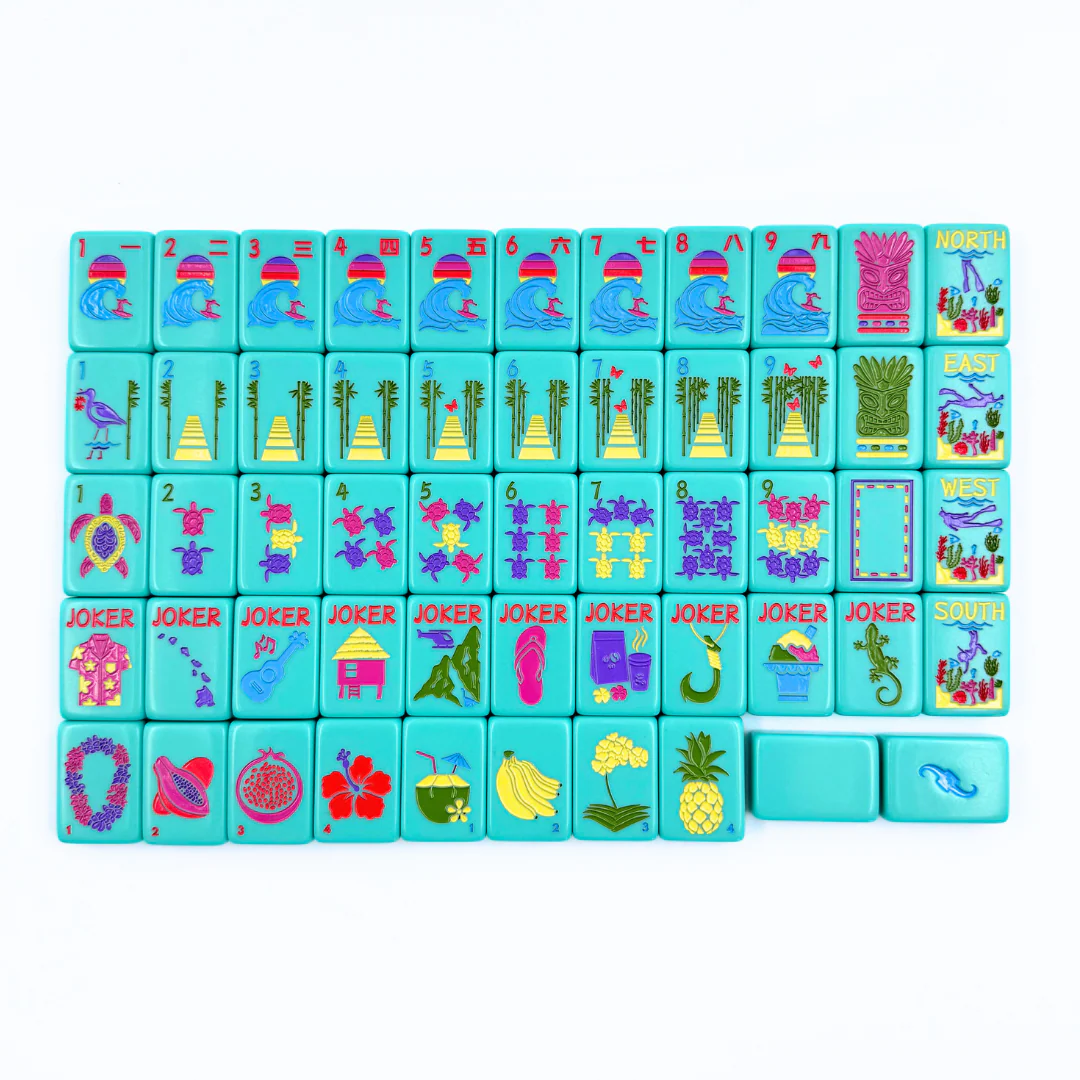 Mahjong Tile Set The Hawaii Series