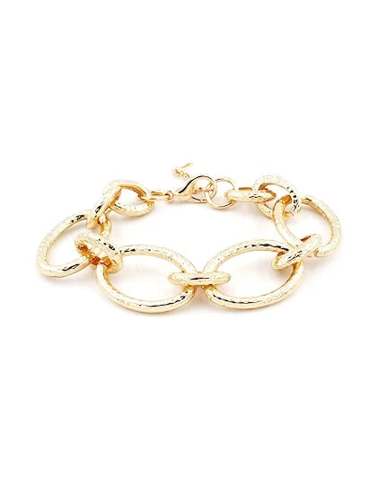 Meghan Browne Bracelet: Lase Gold