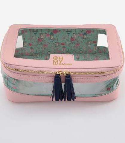 LT. Pink Tile Storage Bag