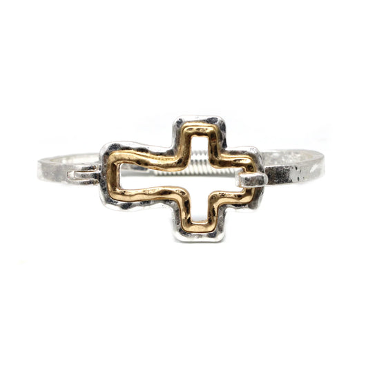 Meghan Browne Bracelet: LUCY GS Cross Bangle