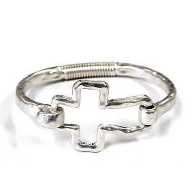 Meghan Browne Bracelet: LUCY SV Cross Bangle