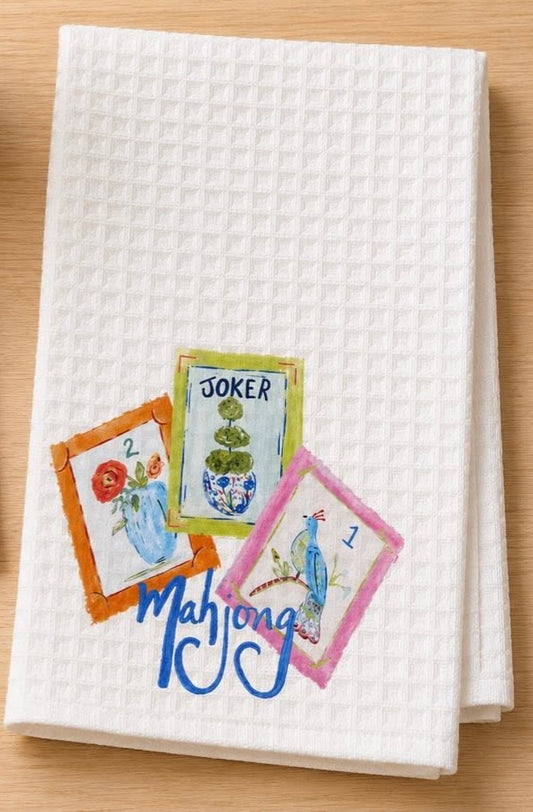 Mahjong Tea Towel