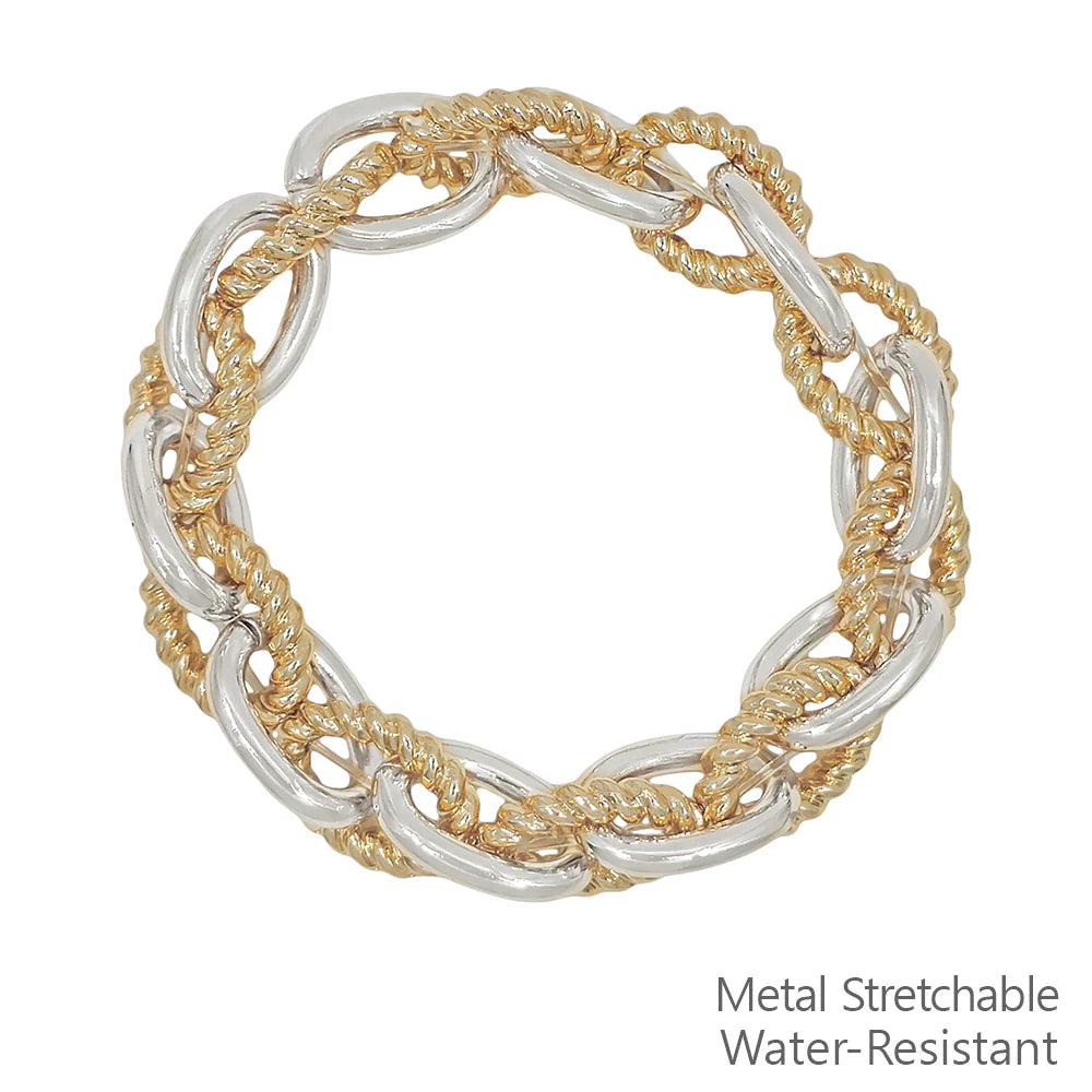 Meghan Browne Bracelet: MILA Gold Silver