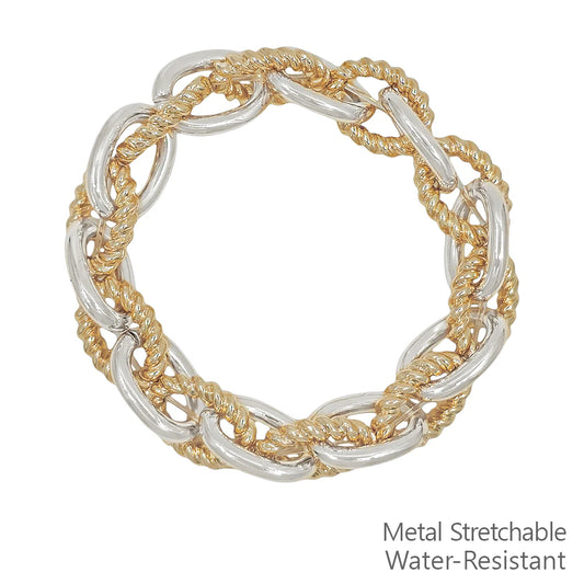 Meghan Browne Bracelet: MILA Gold Silver