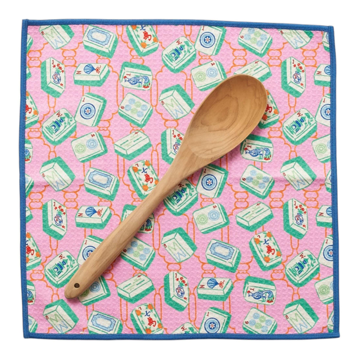 Mighty Mini Towel Reversible (Set of 3) - Mable Tan Mahjong Pink
