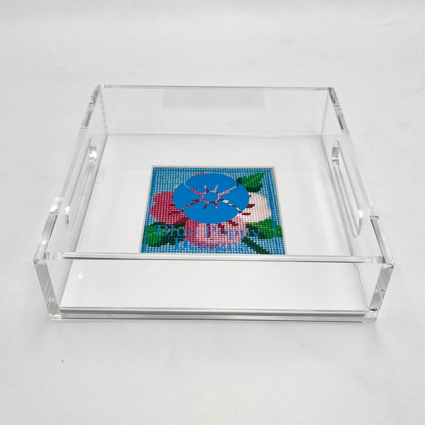Needlepoint Acrylic Tray Square