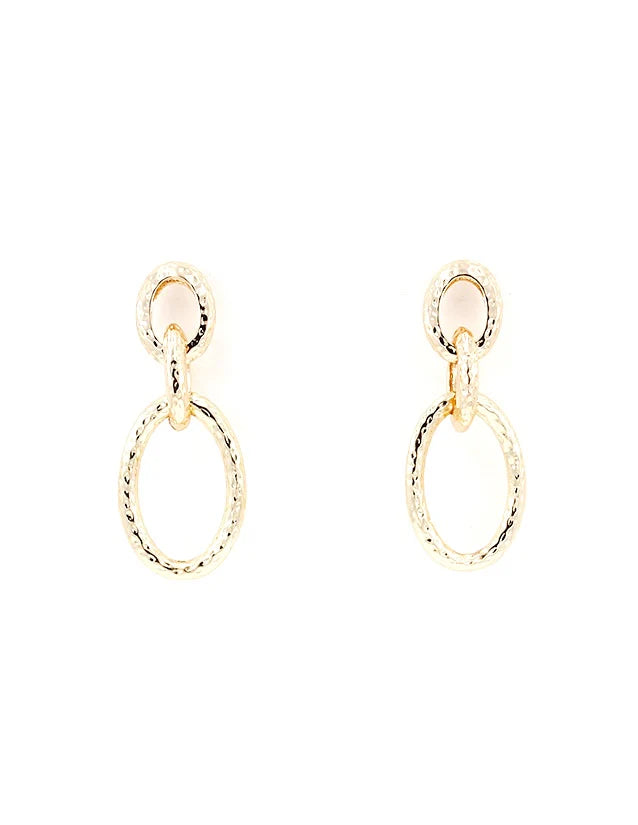 Meghan Browne Earrings: Nela Gold Triple Hoop
