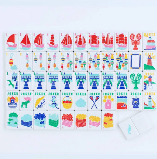 Mahjong Tile Set The New England Series