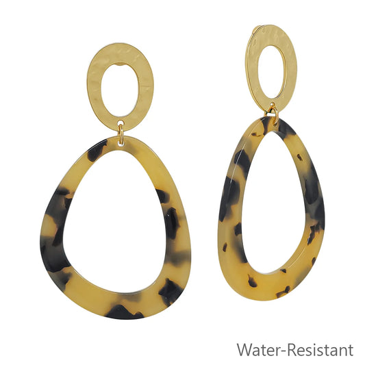 Earrings: NOA TOR Oval Hoop w/Gold