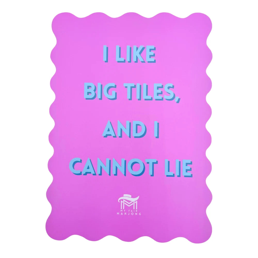 Mahjong Scalloped Shuffler Card