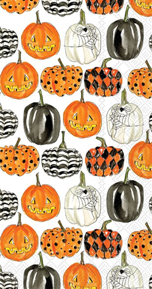 Guest Napkins Pumpkin Pattern