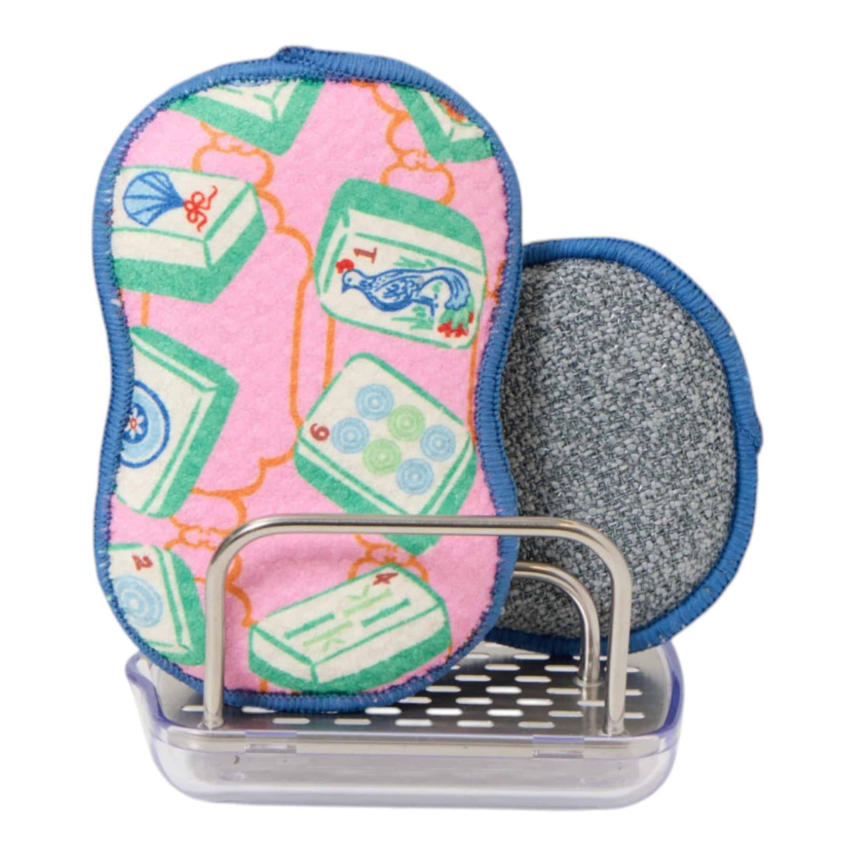 Reusable Sponges (Set of 3) - Mable Tan Mahjong Pink