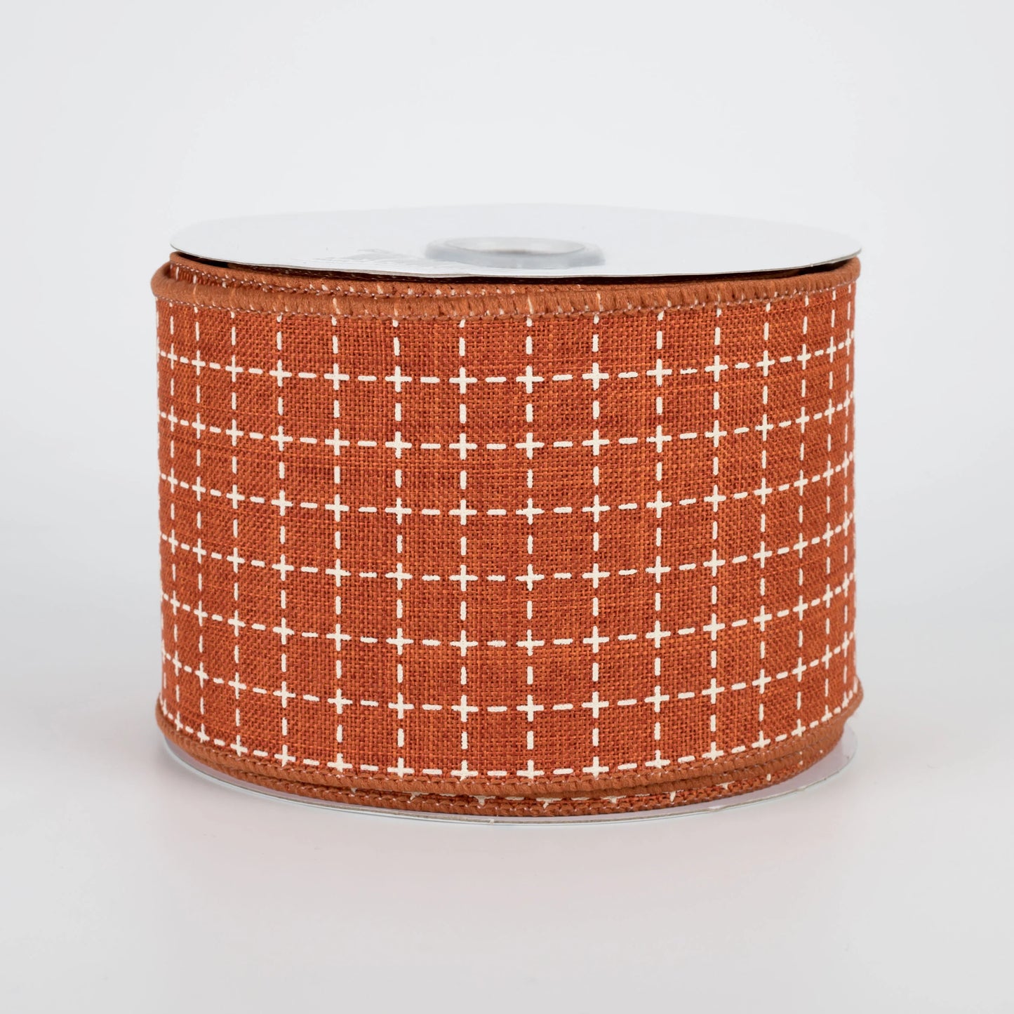 Online-Ribbon 2.5"x10ydsRaised Stitch SQRS Orange