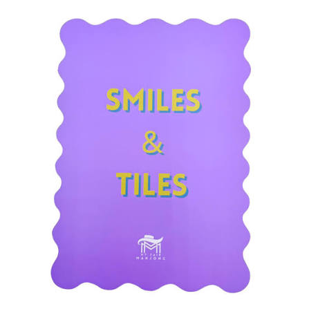 Mahjong Scalloped Shuffler Card